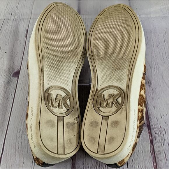 Michael Kors Keaton Leopard Calf Hair Slip-On Sneaker - Picture 6 of 11